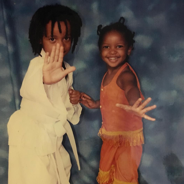 Hannibal and Zaiane Alawode, circa 2002